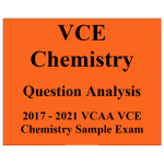 2017-2022 VCAA VCE Chemistry Sample Exam - Detailed Answers